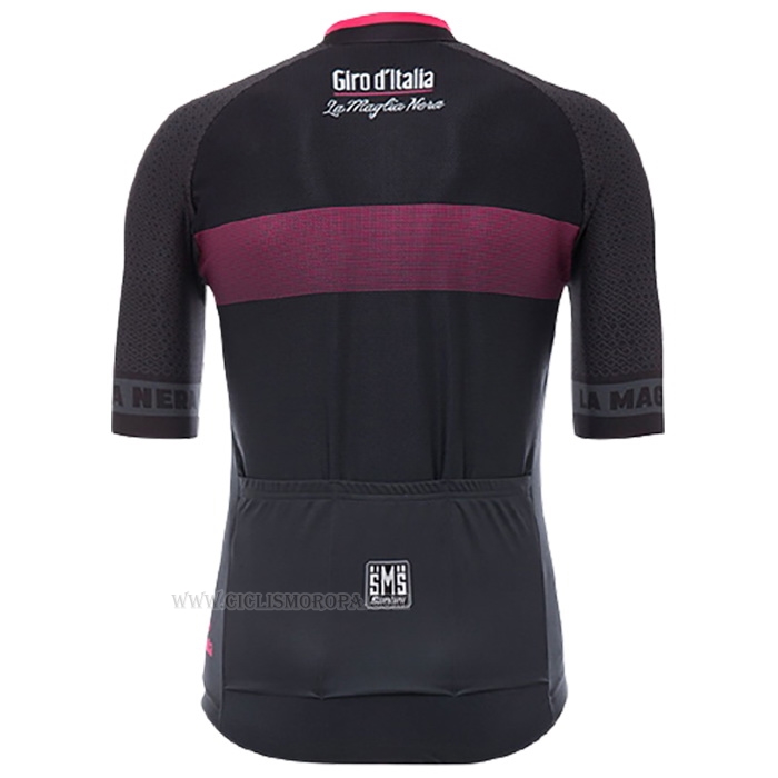 2017 Ropa Ciclismo Giro d'Italia Negro Mangas Corta y Culotte Corto